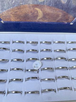 2mm anel alianca com caxia fecho com- 36 UNIDADE