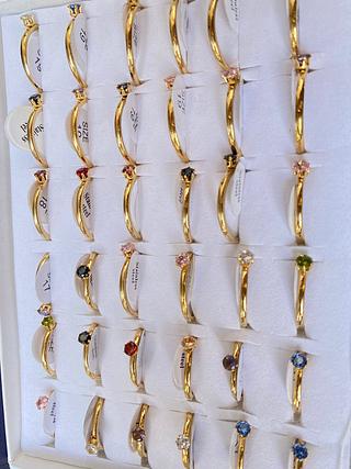 2mm anel alianca caxia fecho com- 36 UNIDADE