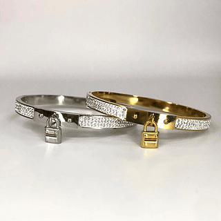 pulseira cadeado BRACELETES ACO INOX