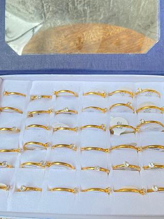 2mm anel alianca com caxia fecho com- 36 UNIDADE