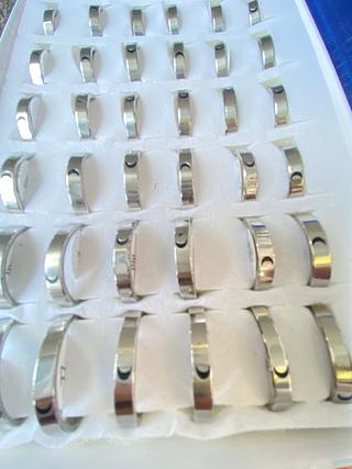 4mm anel alianca com caxia fecho com- 36 UNIDADE