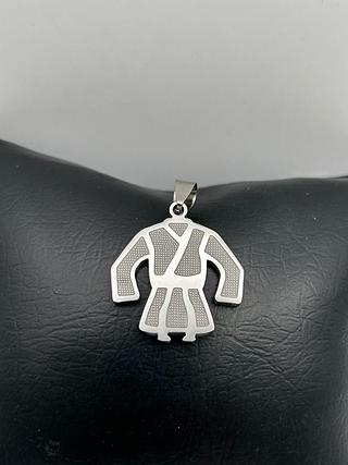 pingente niforme de judo aco inox