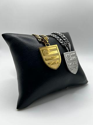 corrente nk com pingente flamengo